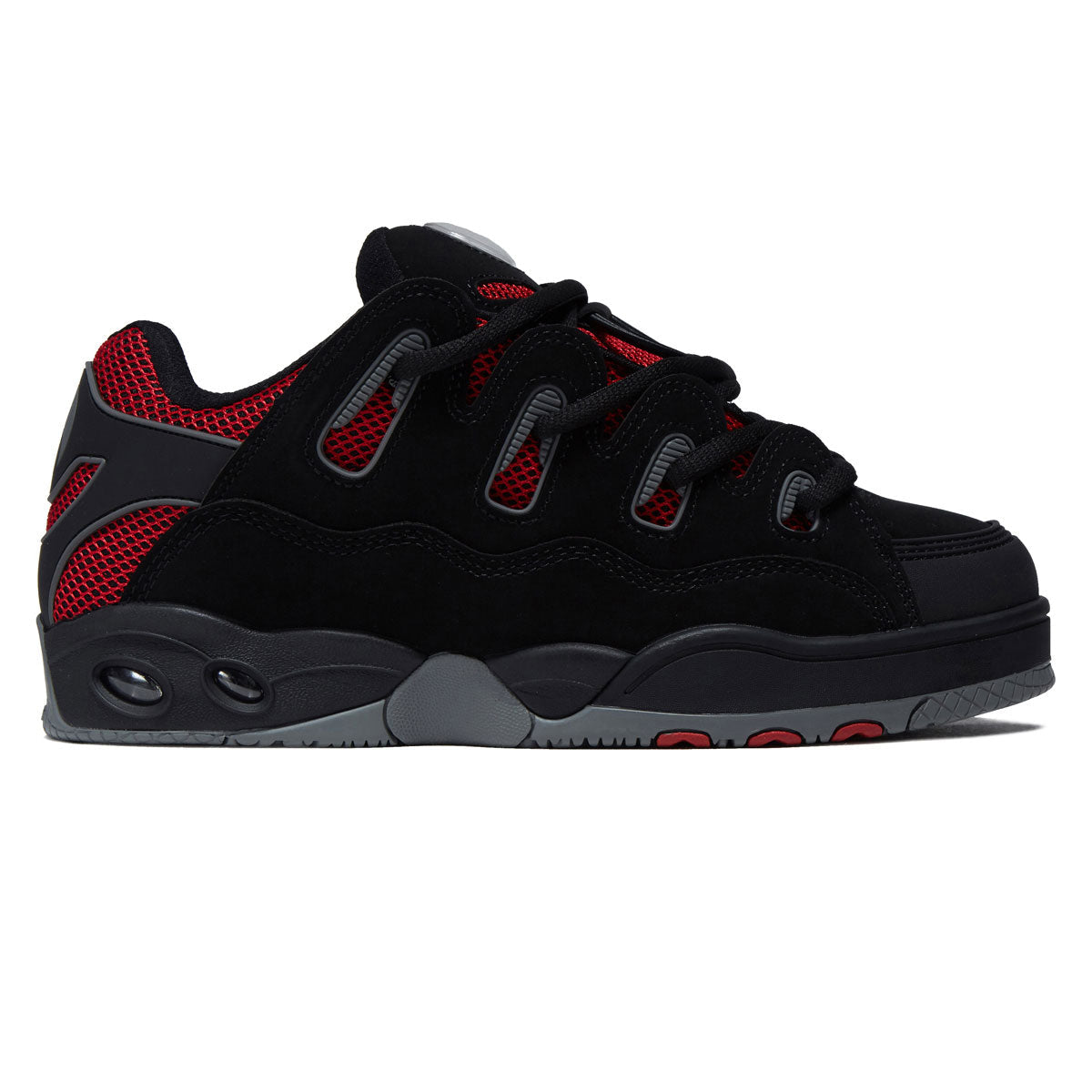 Osiris D3 OG Shoes - Black/Grey/Red image 1