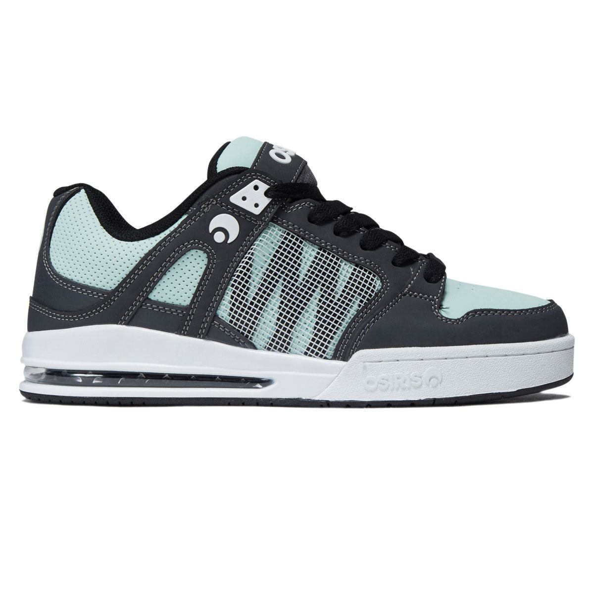 Osiris Pixel Shoes - Charcoal/Mint/White image 1