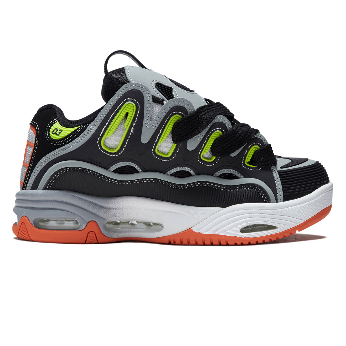 Osiris D3 2001 Shoes - Black/Grey/Orange image 1