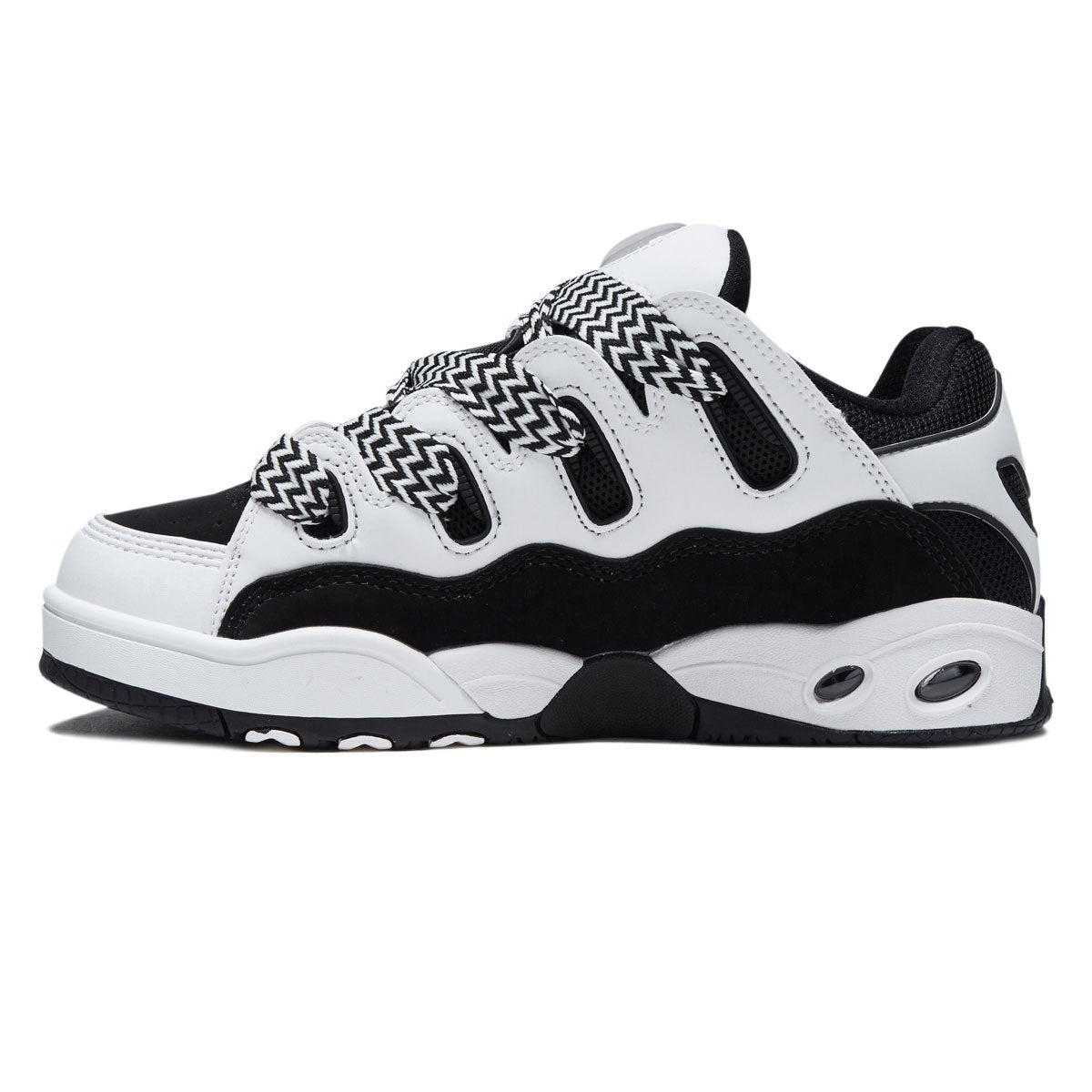 Osiris D3 OG Shoes - Black/White/Zigzag image 2