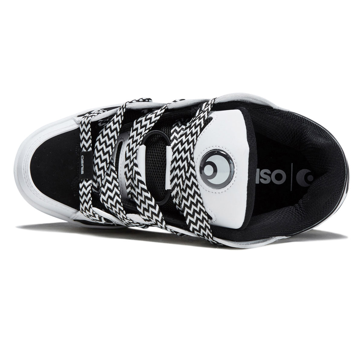 Osiris D3 OG Shoes - Black/White/Zigzag image 3