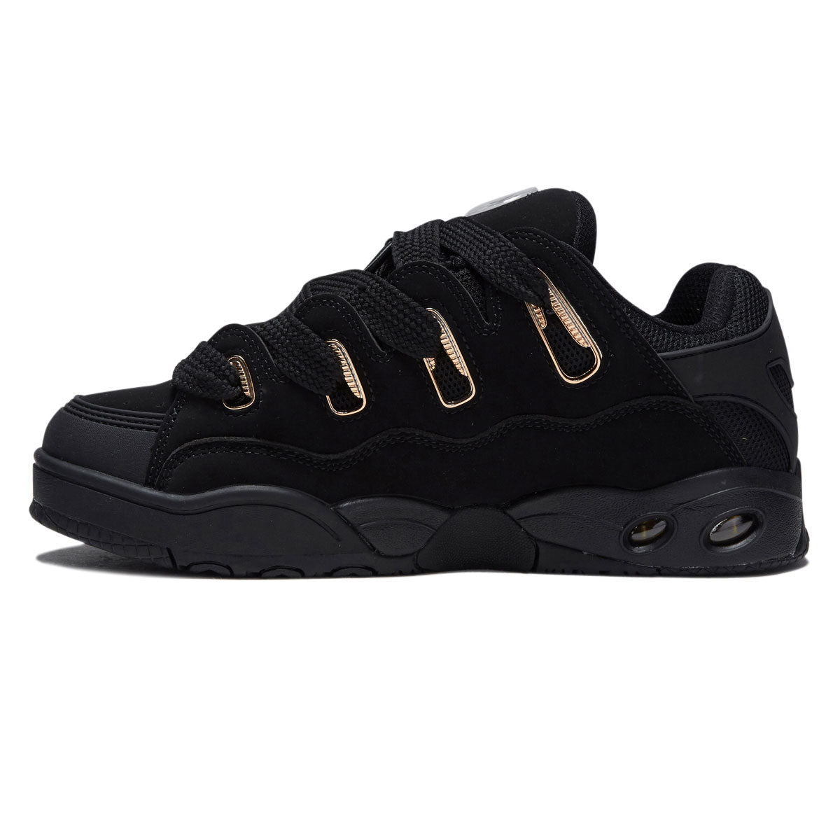 Osiris D3 OG Shoes - Black/Black/Gold image 2