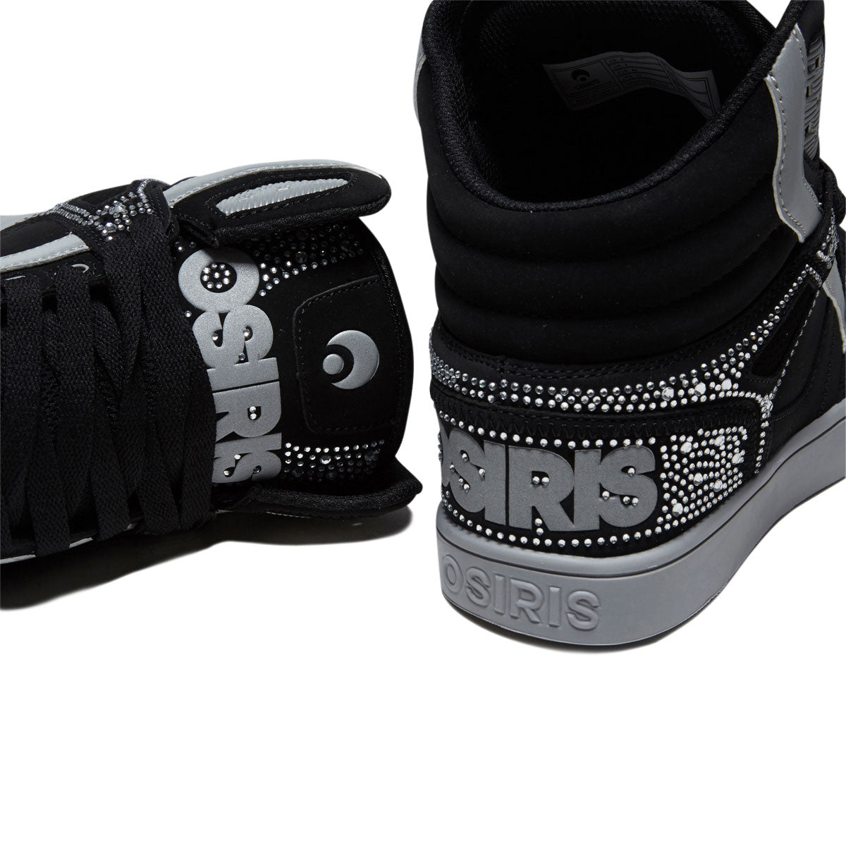 Osiris Clone Shoes - Black/Grey/Diamond image 5