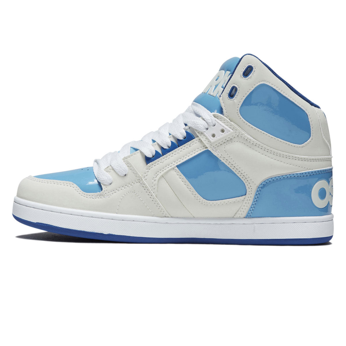 Osiris NYC 83 CLK Shoes - Bone/Baby Blue/White image 2