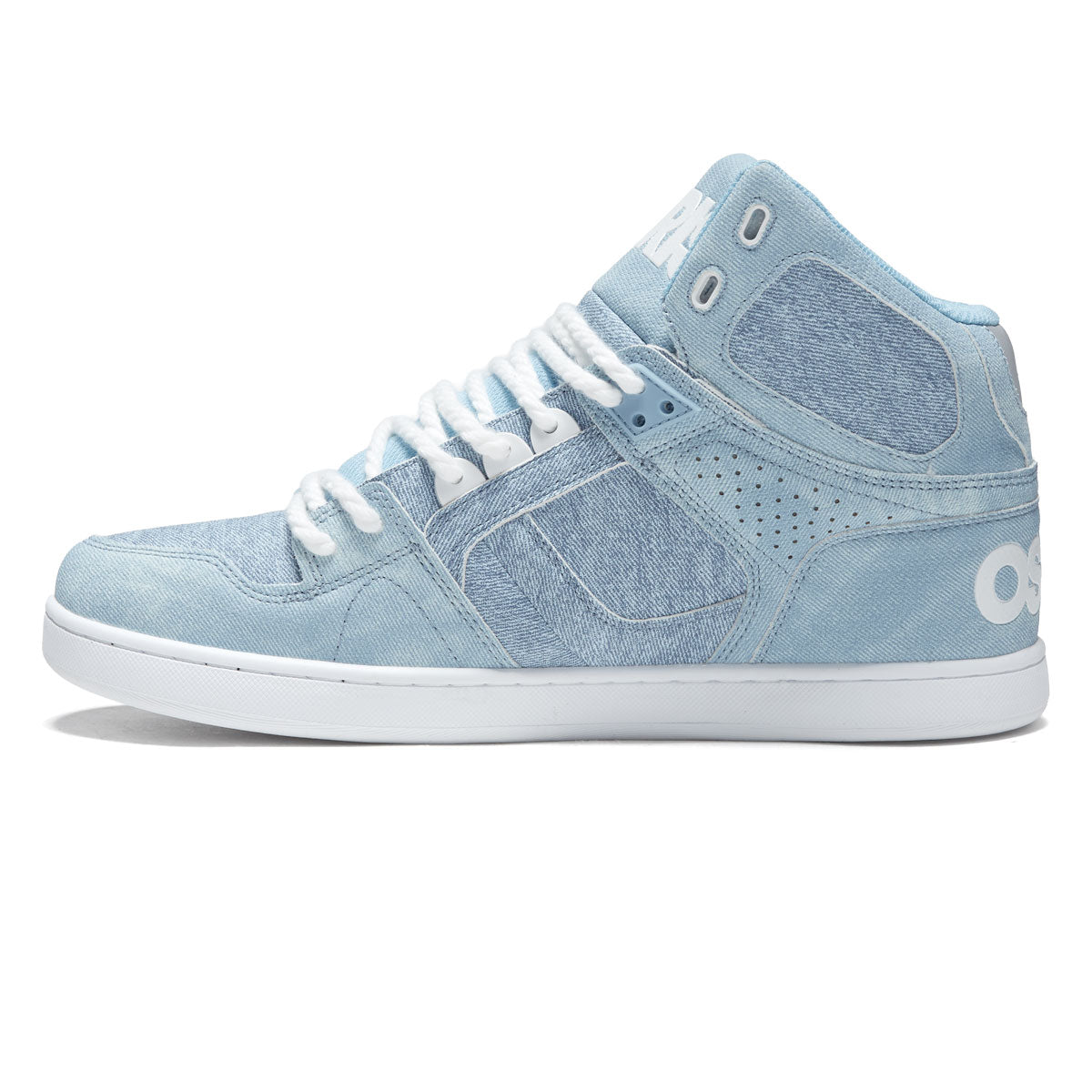 Osiris NYC 83 CLK Shoes - Denim/White/White image 2