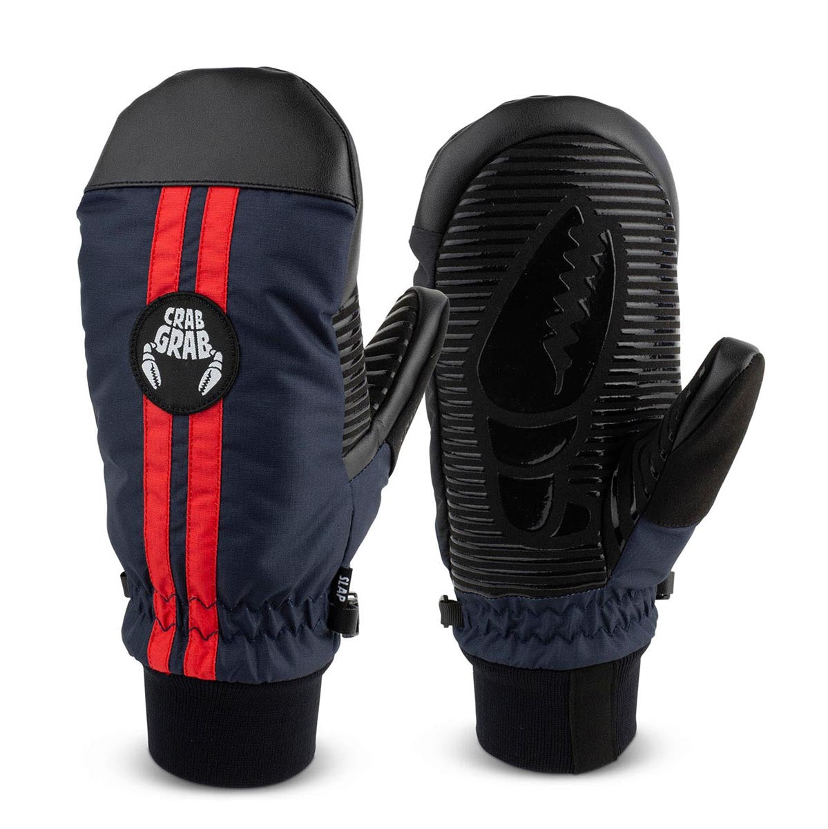 Crab Grab Slap Mitt Snowboard Gloves - Racing Stripes image 3