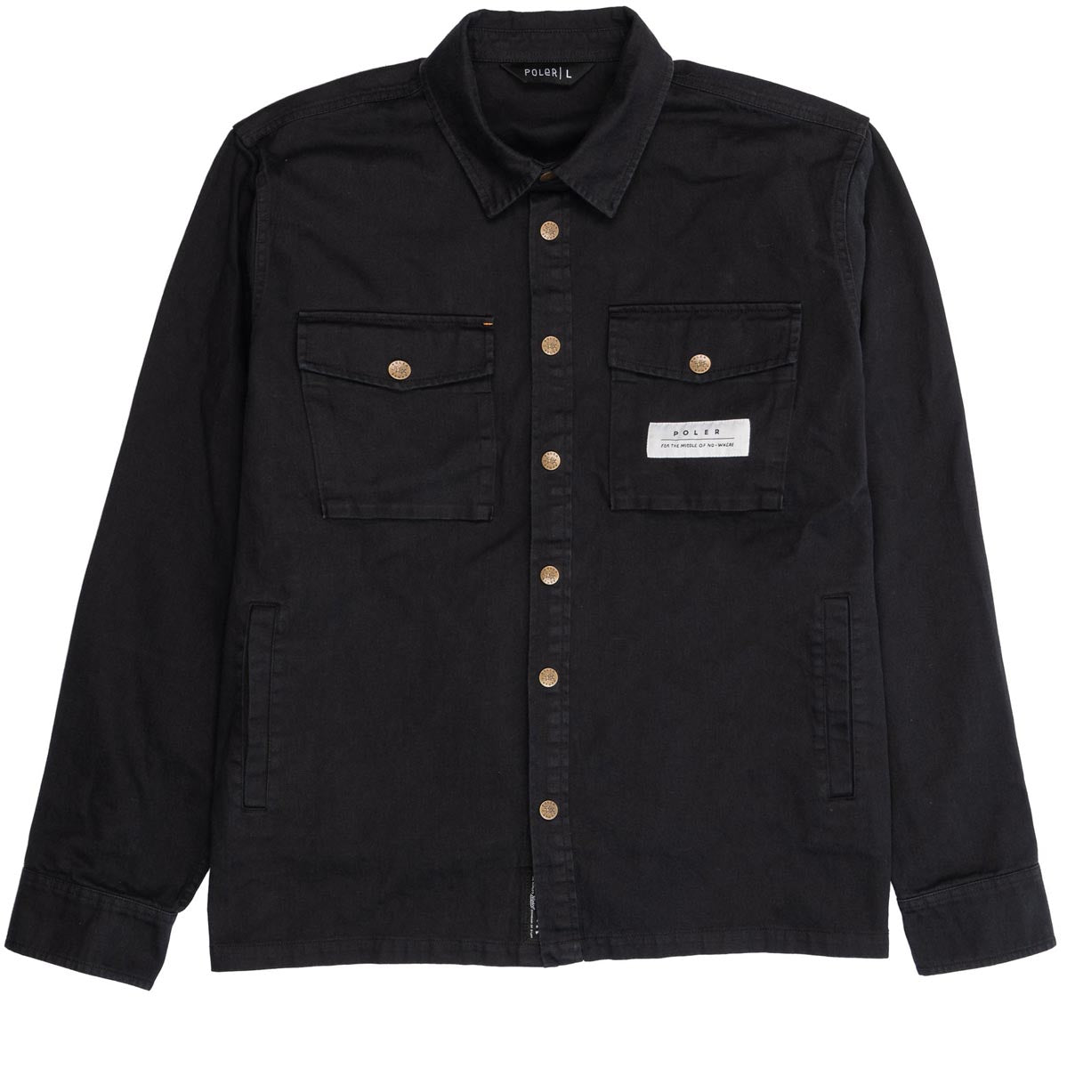 Poler Tofino Shacket Jacket - Black image 1