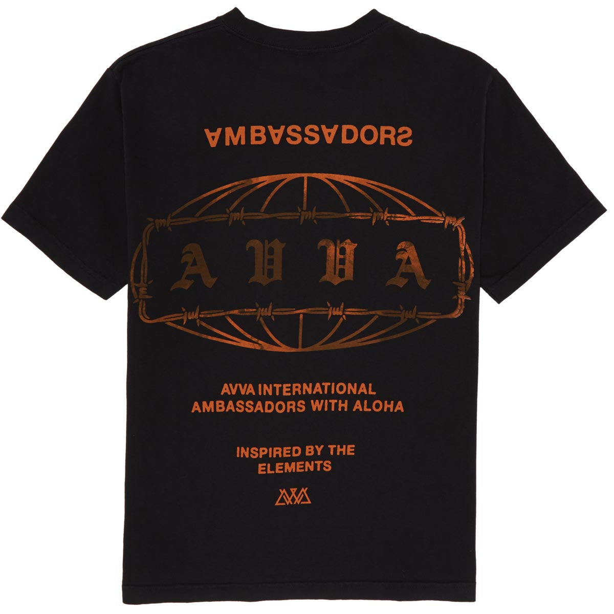 AVVA Barbed Globe T-Shirt - Vintage Black image 1