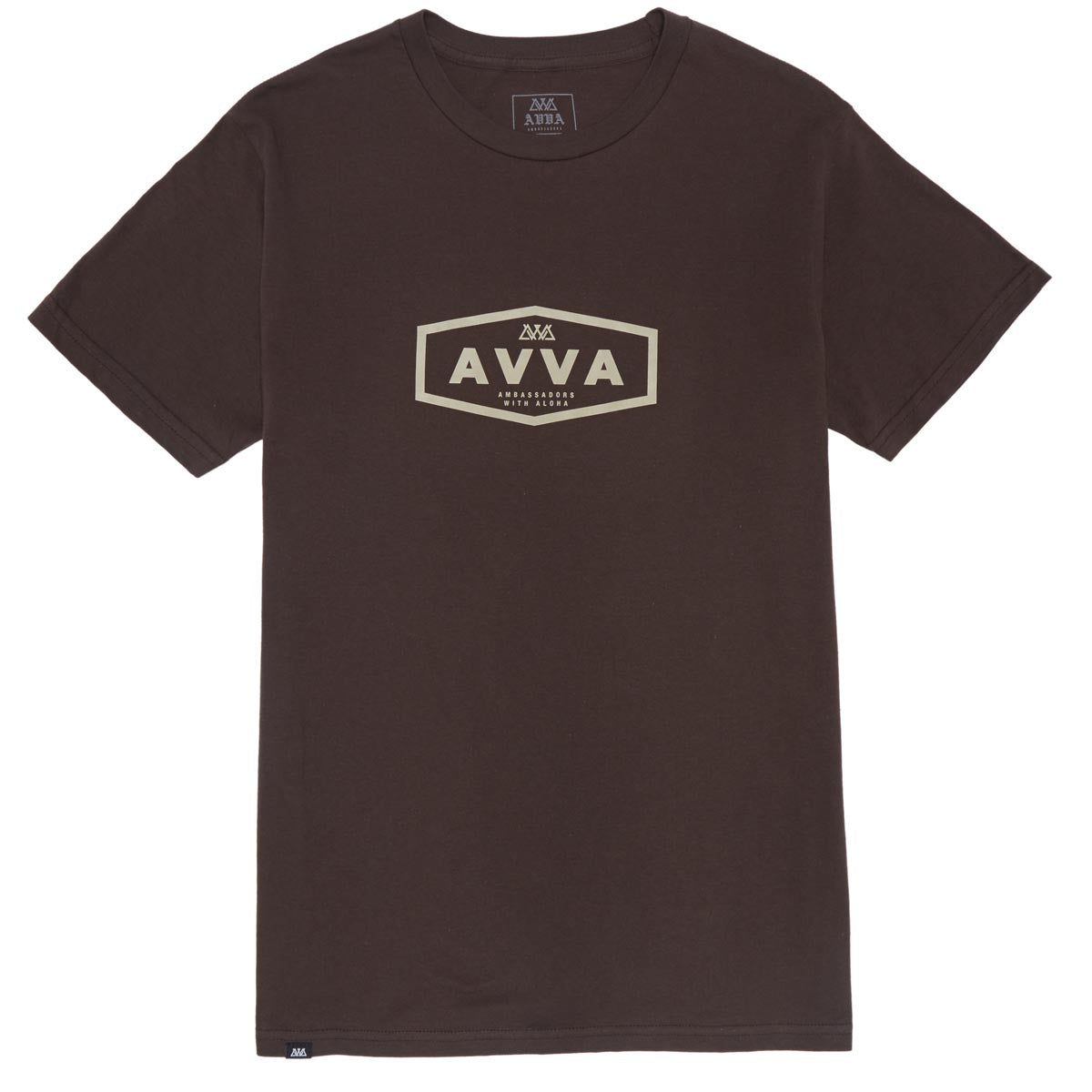 AVVA All Day Every Day T-Shirt - Brown image 1