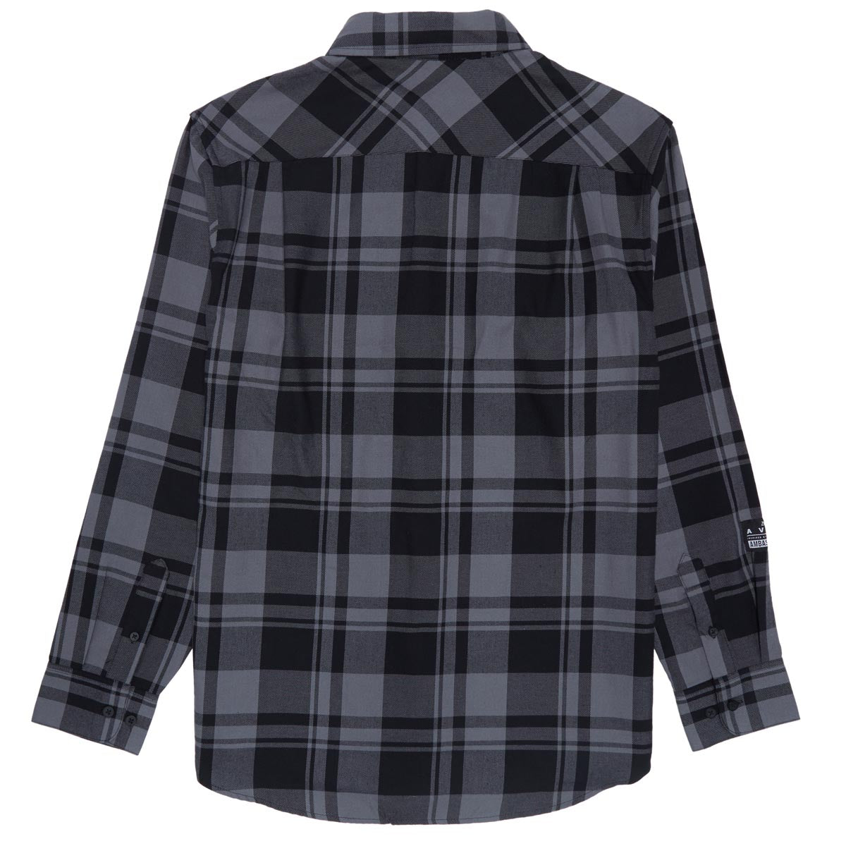 AVVA Blinding Sun Flannel Shirt - Grey/Black Open Plaid image 2