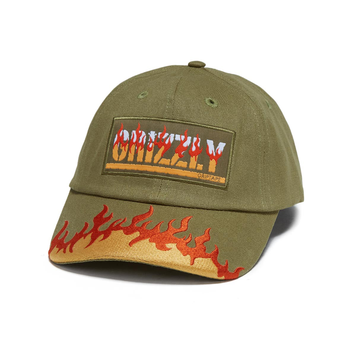 Grizzly Fire Starter Dad Hat - Olive image 1