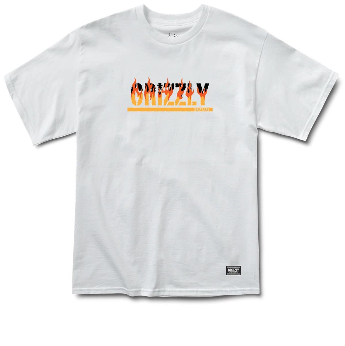 Grizzly Fire Starter T-Shirt - White image 1