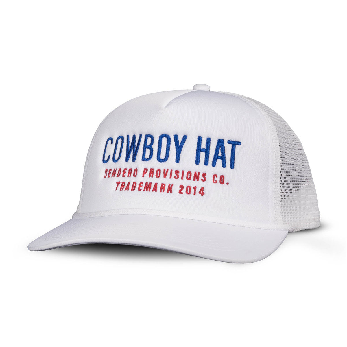 Sendero Cowboy Hat - White/Red/Blue image 1