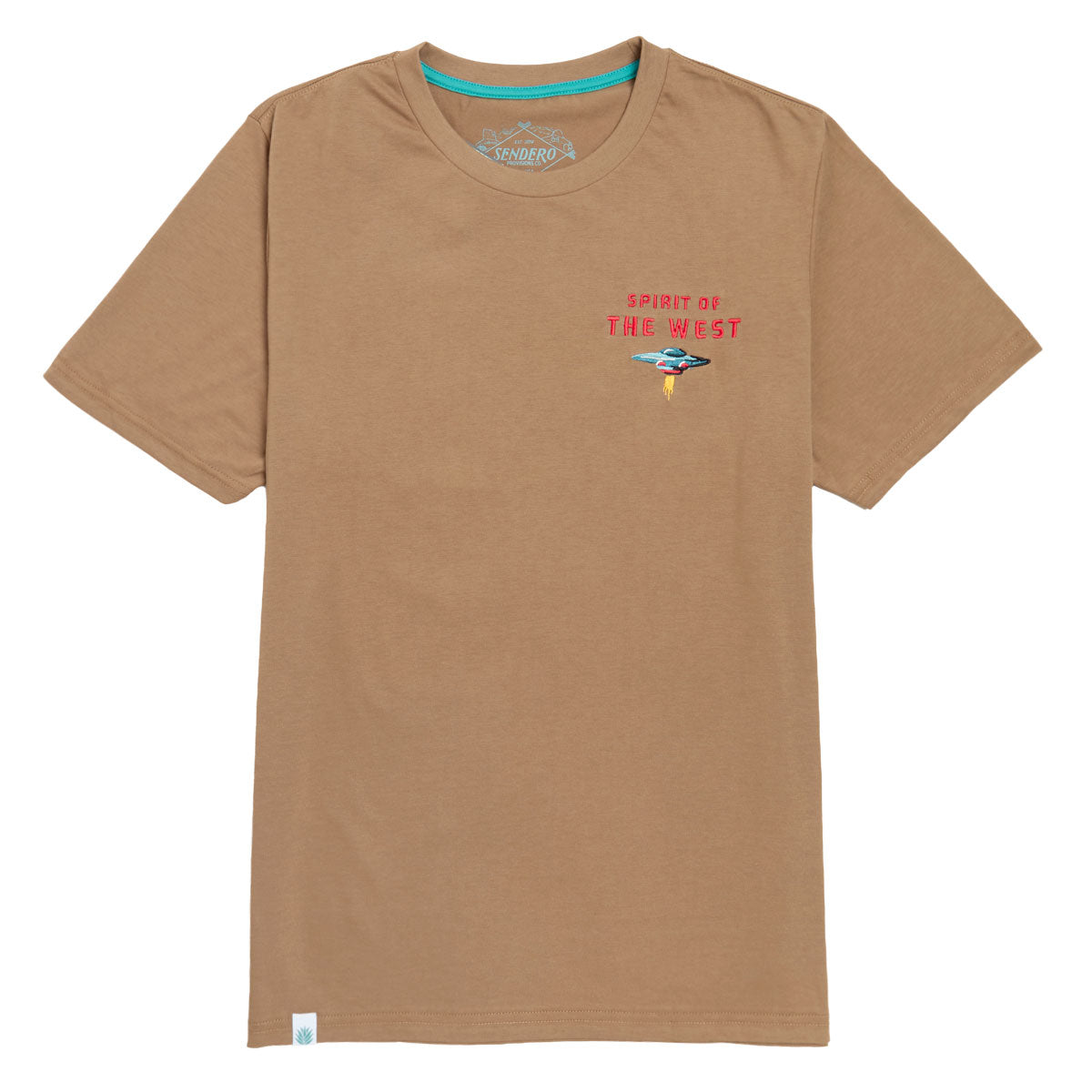 Sendero Danger Cowboy T-Shirt - Light Brown image 2