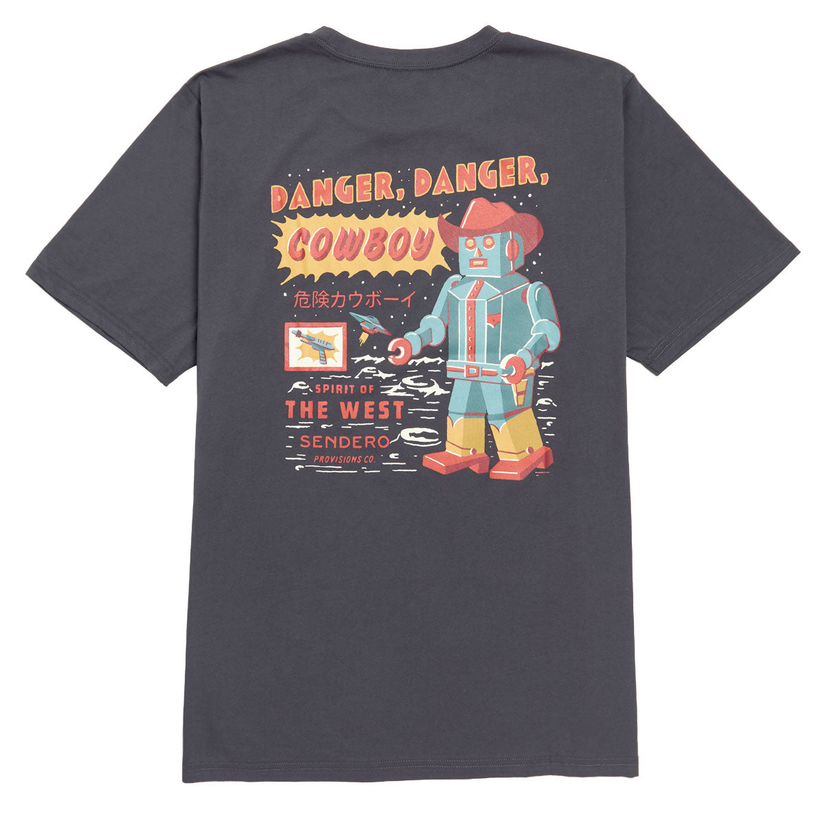 Sendero Danger Cowboy T-Shirt - Vintage Black image 1