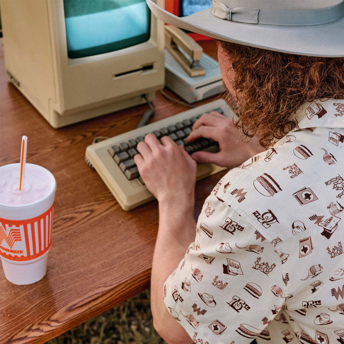 Sendero City Slicker Shirt - Hamburguesa Print image 5