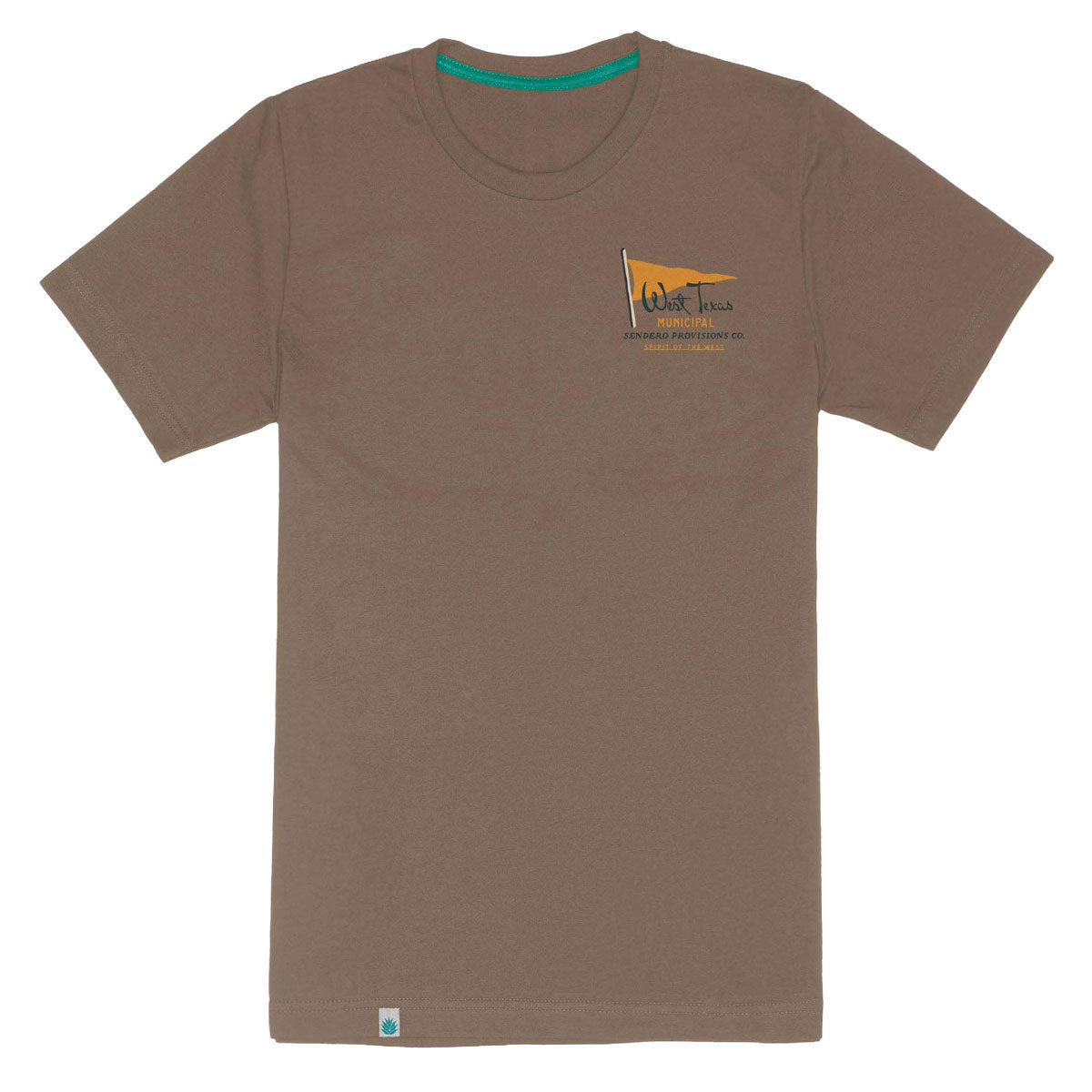 Sendero West Texas Municipal T-Shirt - Light Brown image 2