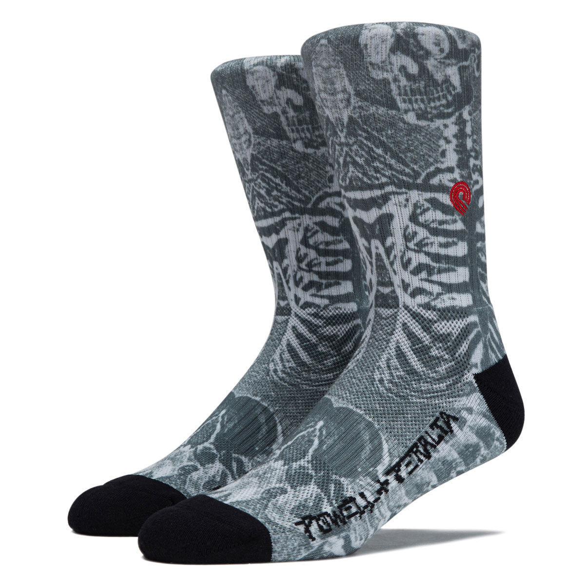 Powell-Peralta Skull & Sword Socks - Charcoal image 1