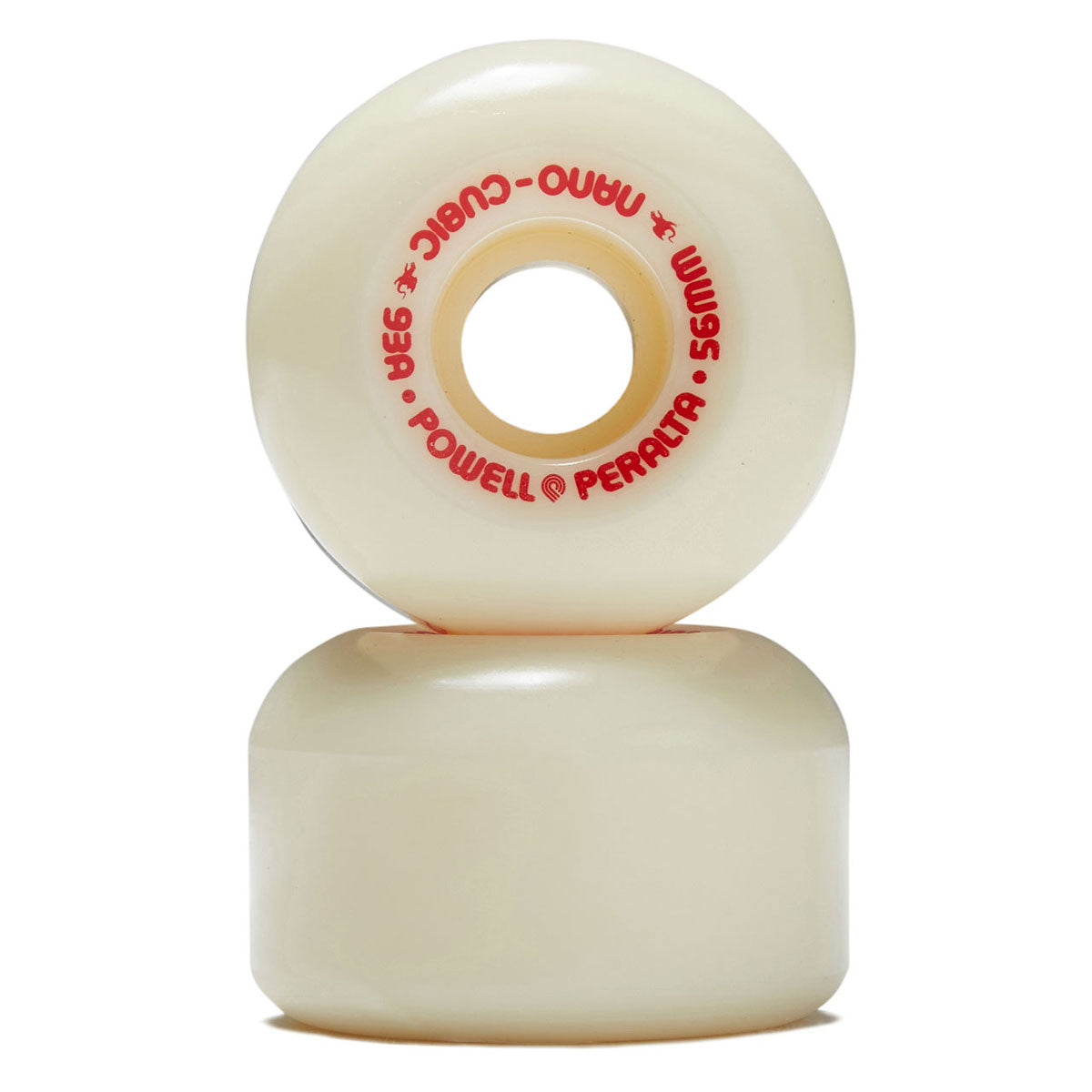 Powell-Peralta Dragon Formula Nano Cubic 93a Skateboard Wheels - Off White - 56mm image 2