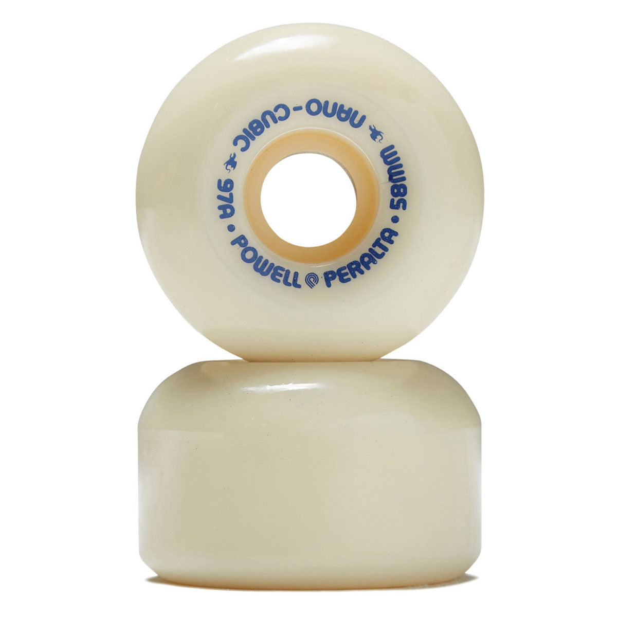 Powell-Peralta Dragon Formula Nano Cubic 97a Skateboard Wheels - Off White - 58mm image 2