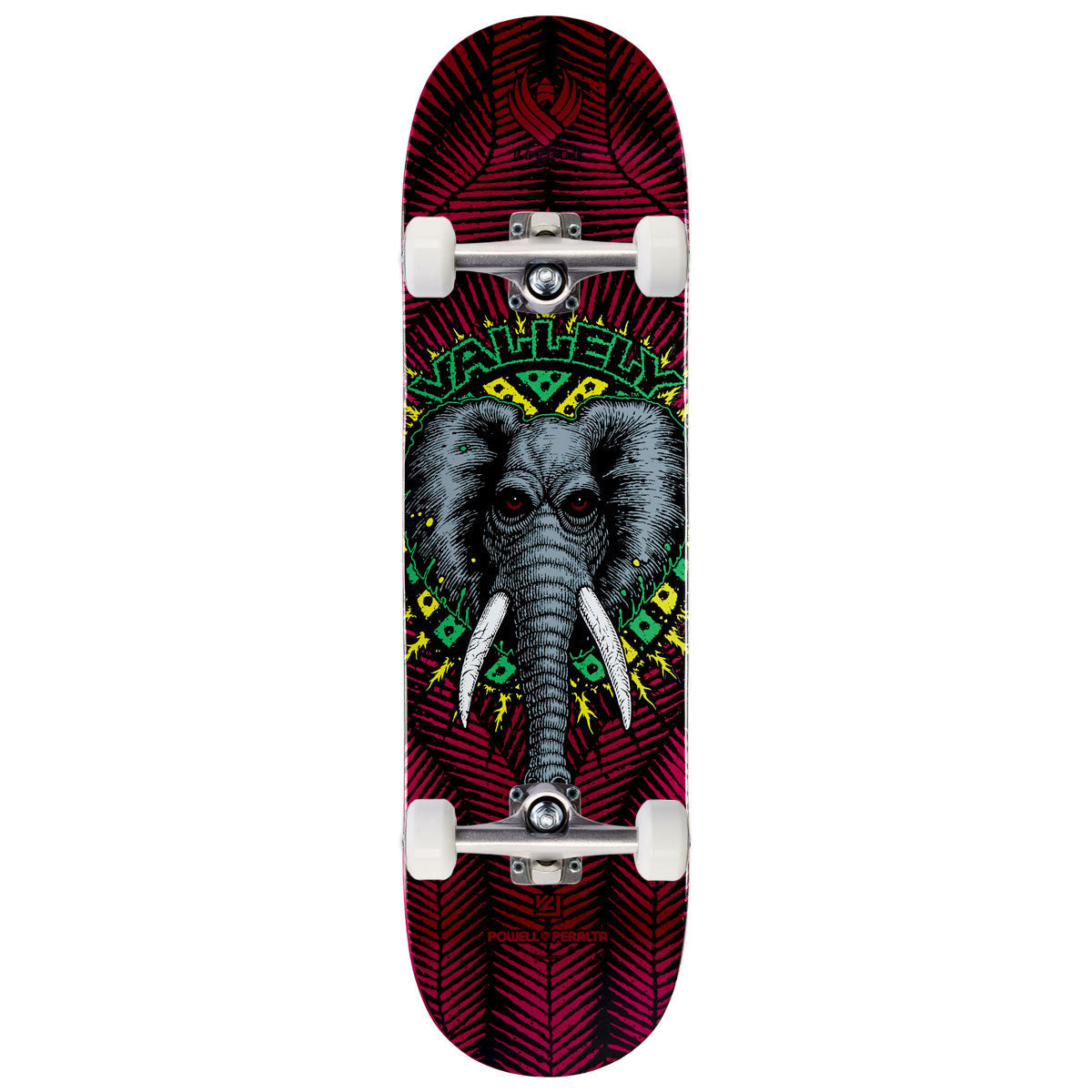 Flight Mike Vallely Elephant Skateboard Complete - Pink Foil - 8.63