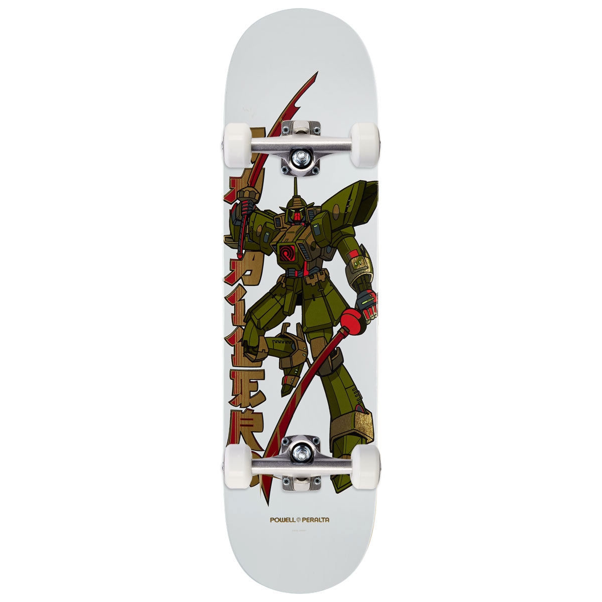 Steve Caballero Gundam Skateboard Complete - Burgundy/Gold Foil - 8.25