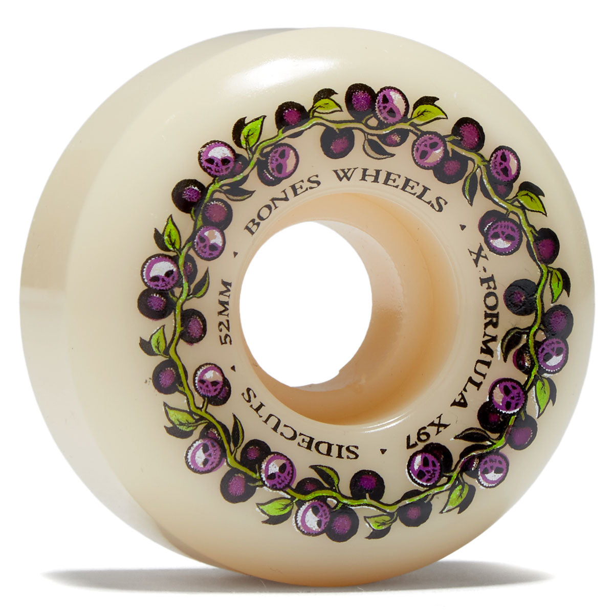 Bones Skull Berries 97a V5 Sidecuts Skateboard Wheels - 52mm image 1