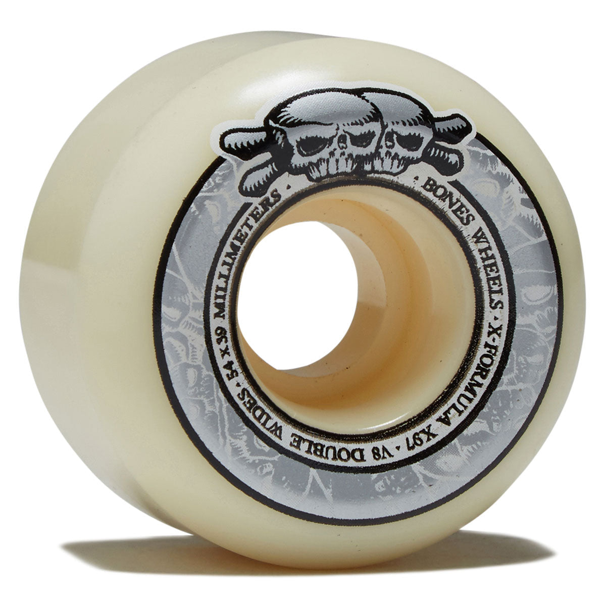 Bones X-Formula Double Wides 97a V8 Double Wide Skateboard Wheels - 54mm image 1