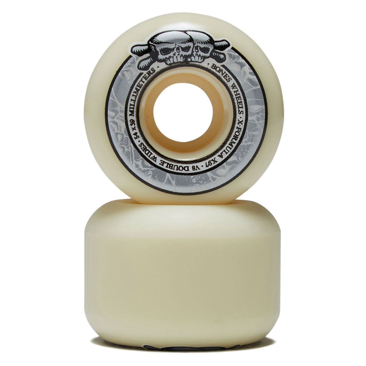 Bones X-Formula Double Wides 97a V8 Double Wide Skateboard Wheels - 54mm image 2