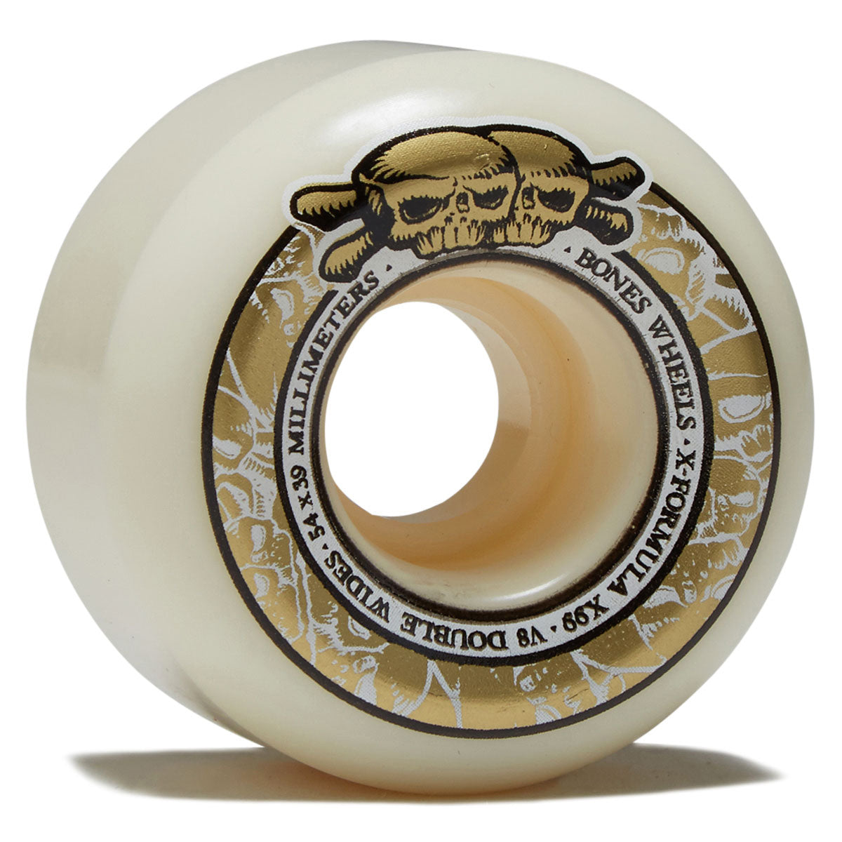 Bones X-Formula Double Wides 99a V8 Double Wide Skateboard Wheels - 54mm image 1
