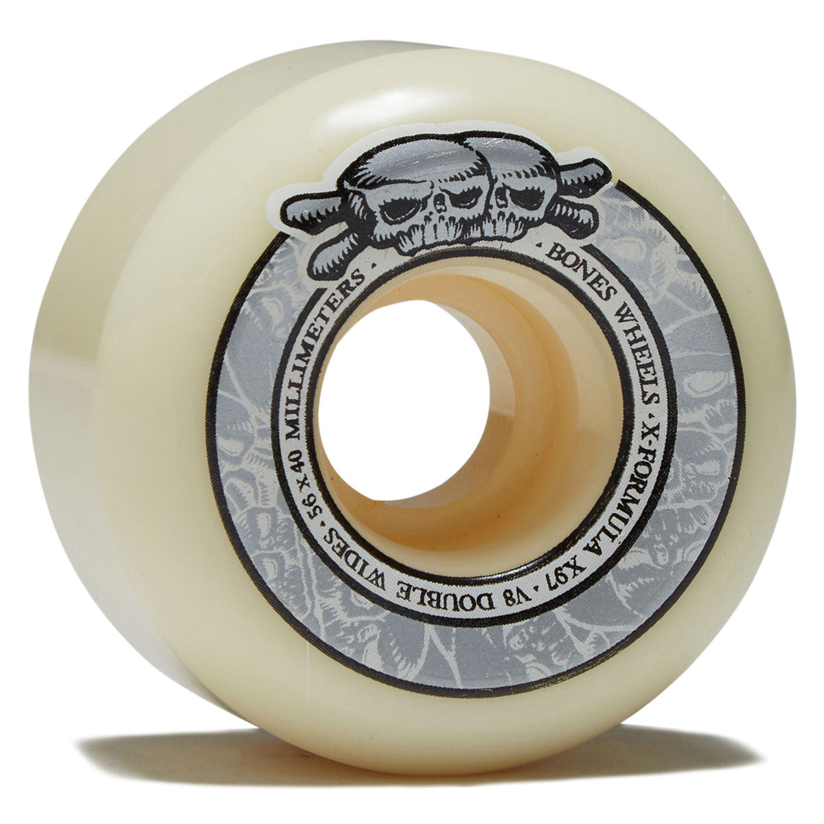 Bones X-Formula Double Wides 97a V8 Double Wide Skateboard Wheels - 56mm image 1