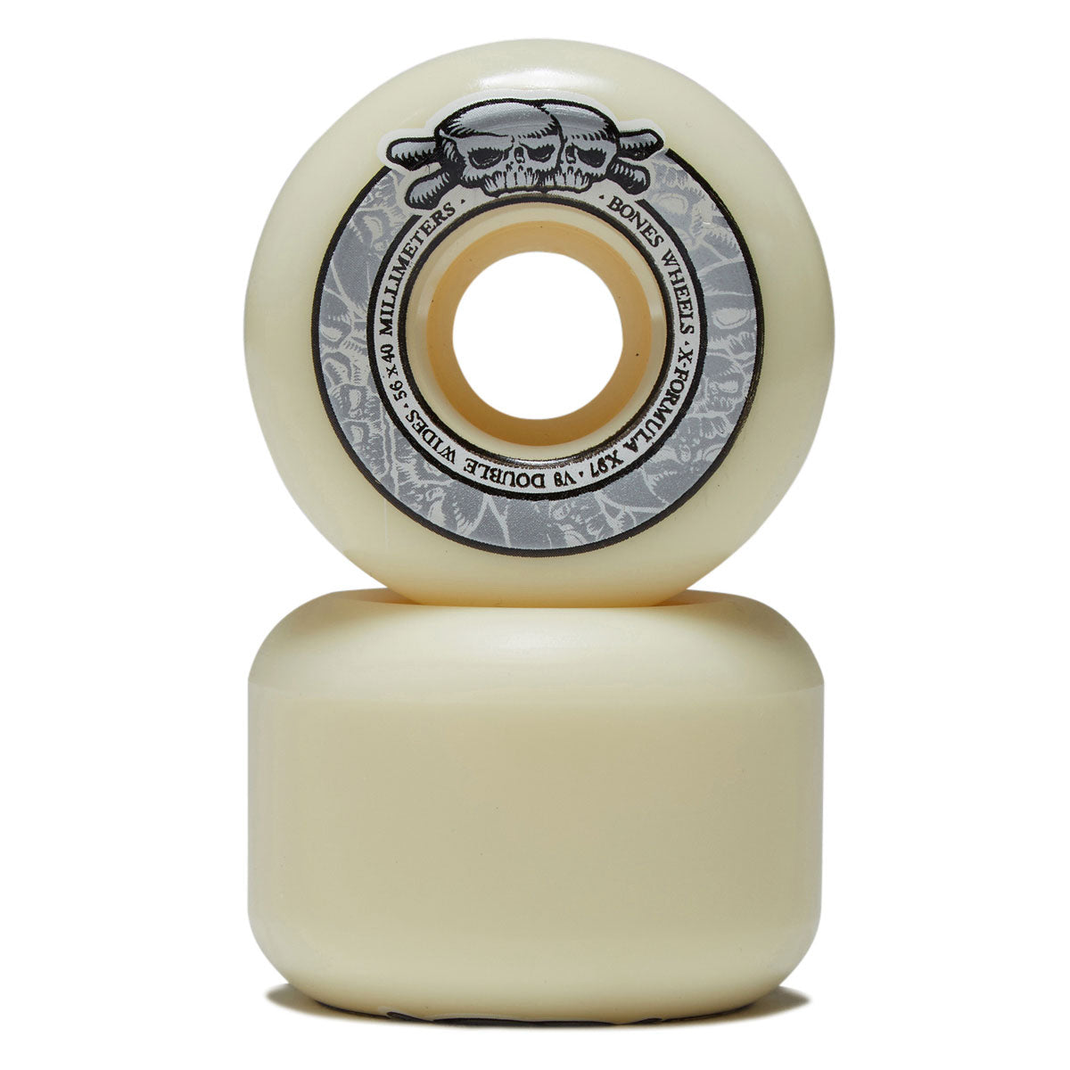 Bones X-Formula Double Wides 97a V8 Double Wide Skateboard Wheels - 56mm image 2