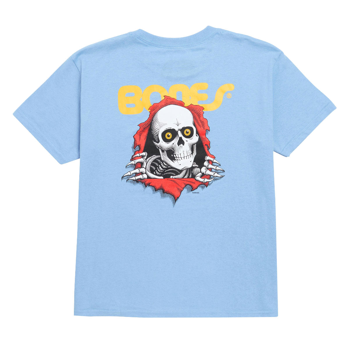 Powell-Peralta Youth Winged Ripper T-Shirt - Carolina Blue image 1