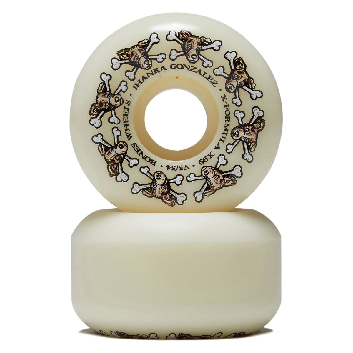 X-Formula Jhanka Gonzalez Vato Dog 99a V5 Sidecut Skateboard Wheels - 54mm image 2