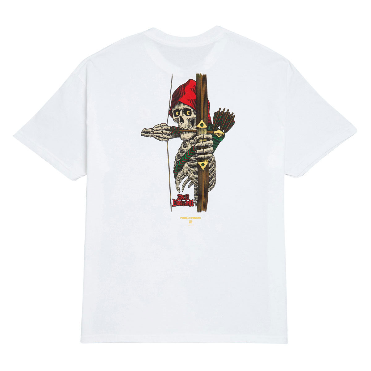 Powell-Peralta Zach Doelling Archer T-Shirt - White image 1