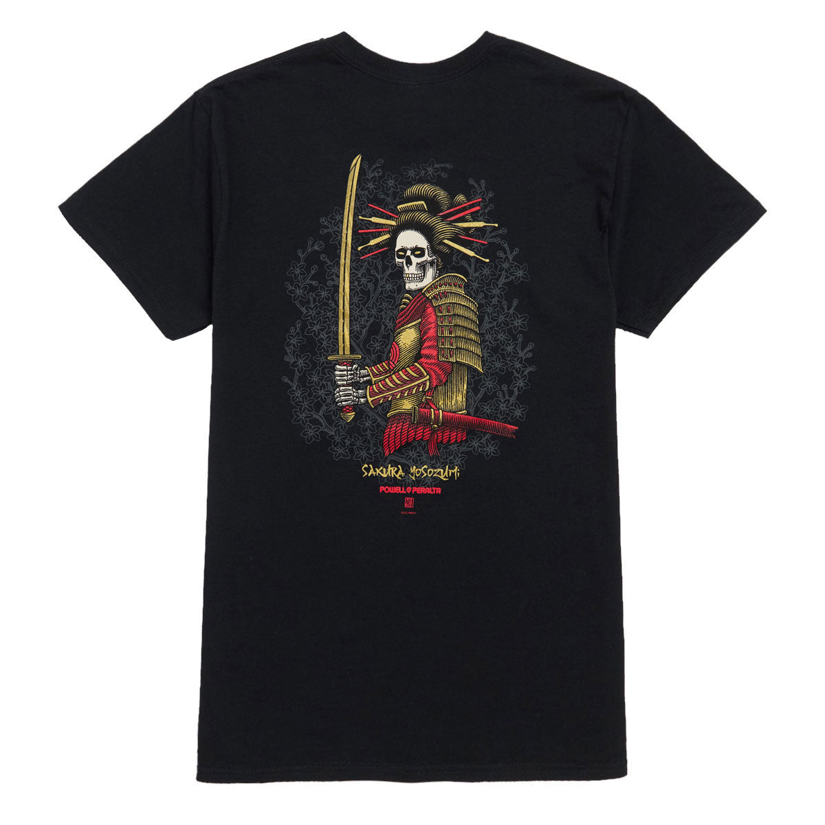 Powell-Peralta Sakura Yosozumi Onna-Bugeisha T-Shirt - Black image 1