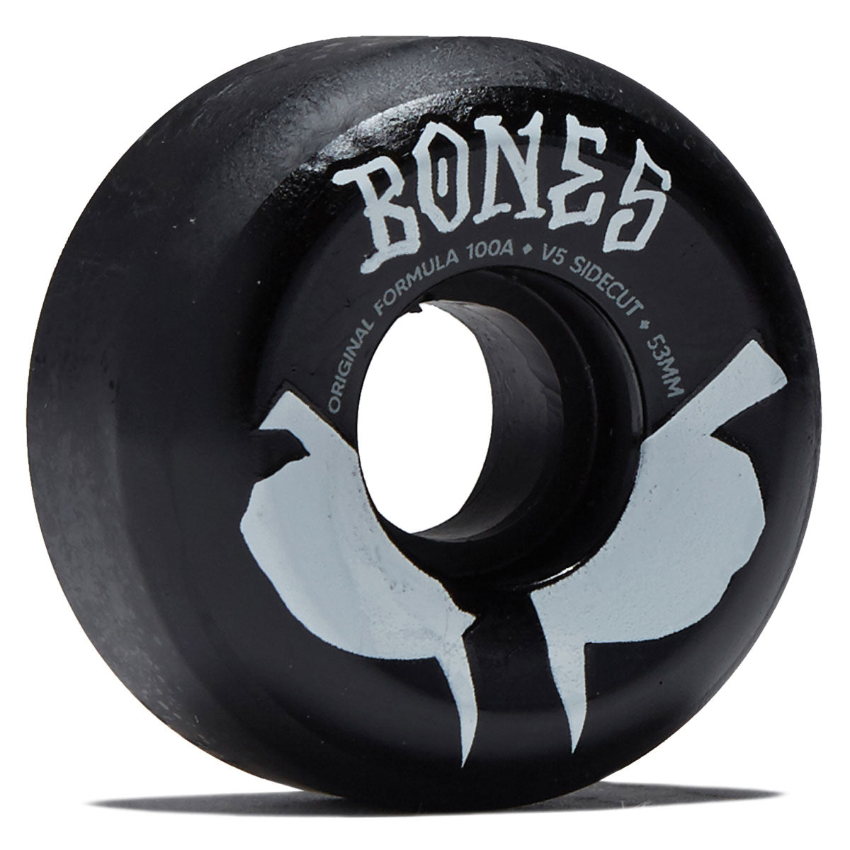 Bones 100s Sidecuts 100a V5 Sidecut Skateboard Wheels - Black 2026 - 53mm image 1