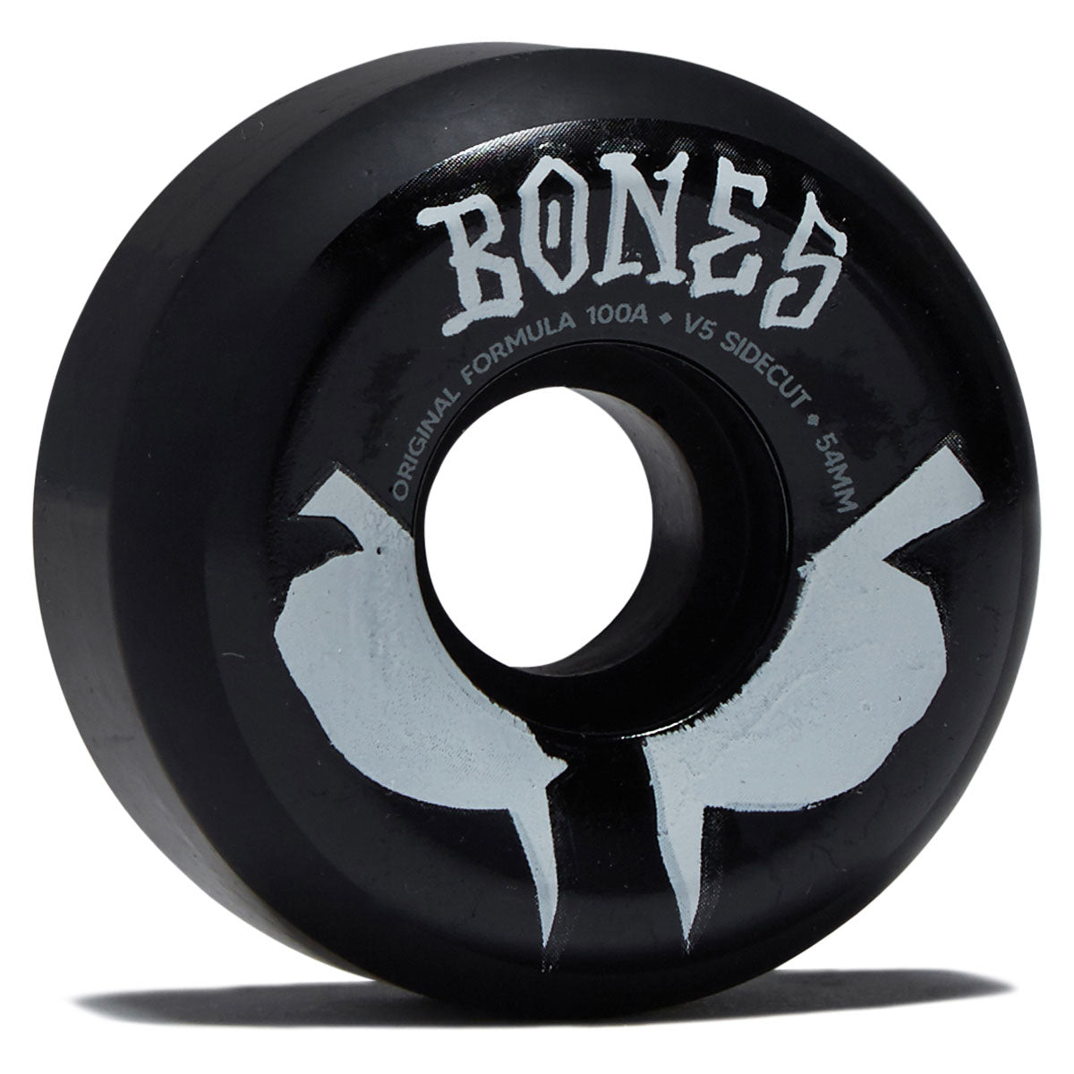 Bones 100s Sidecuts 100a V5 Sidecut Skateboard Wheels - Black 2026 - 54mm image 1