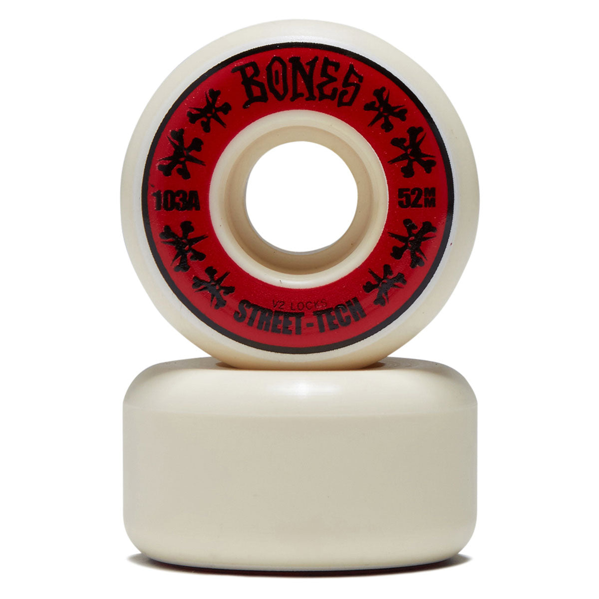 Bones STF Locks 103a V2 Lock Skateboard Wheels - 52mm image 2