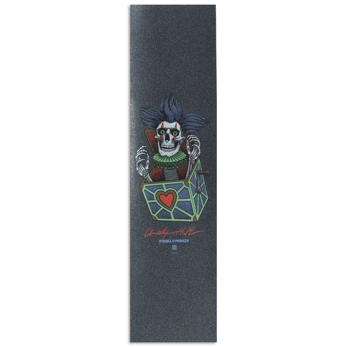 Powell-Peralta Chris Hiett Skull Grip tape - Black - 9.00