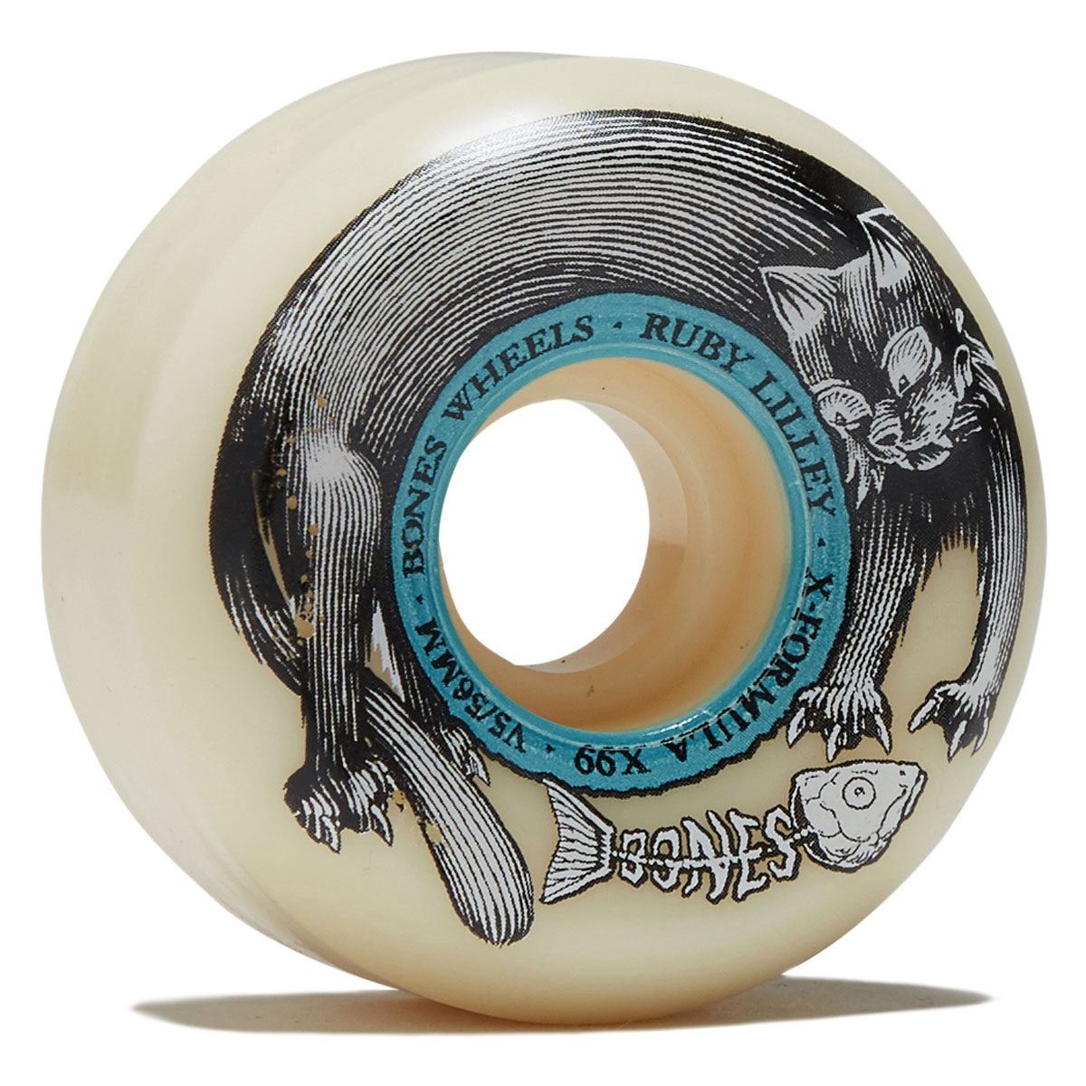 Bones X-Formula Lilley Black Cat 99a V5 Sidecuts Skateboard Wheels - 56mm image 1