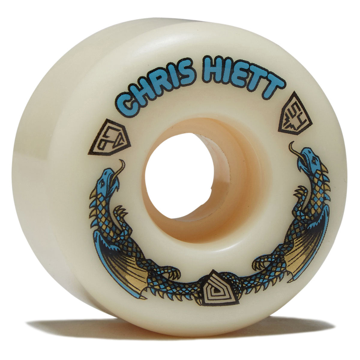 Powell-Peralta Dragon Formula Nano Rat Chris Hiett 97a V7 Skateboard Wheels - Off White - 54mm image 1