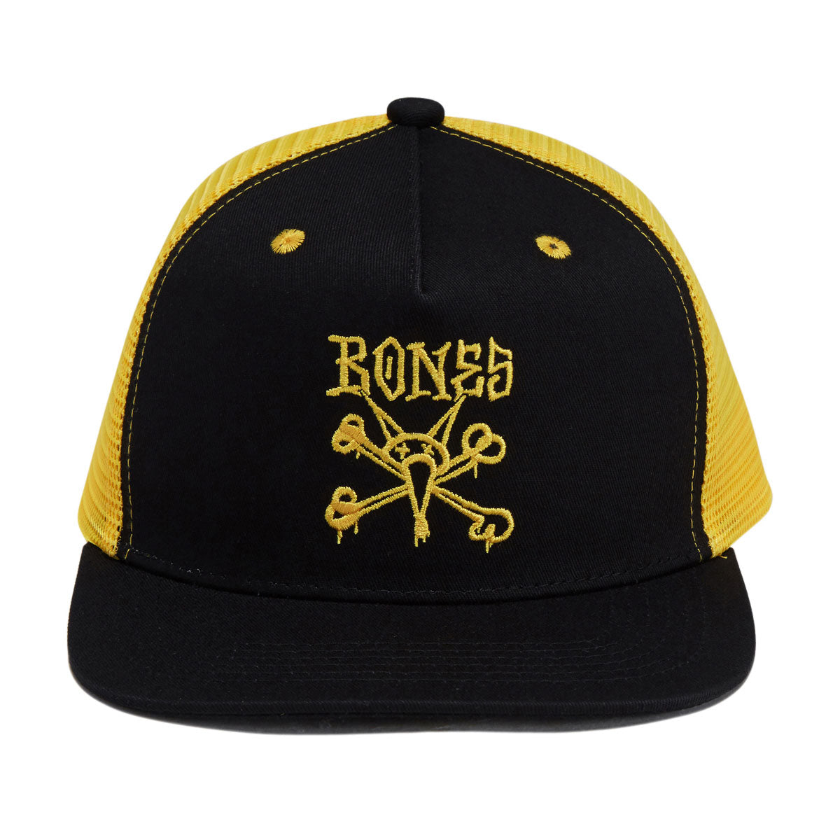 Bones Vato Rat Two Tone Trucker Hat - Black/Gold image 3