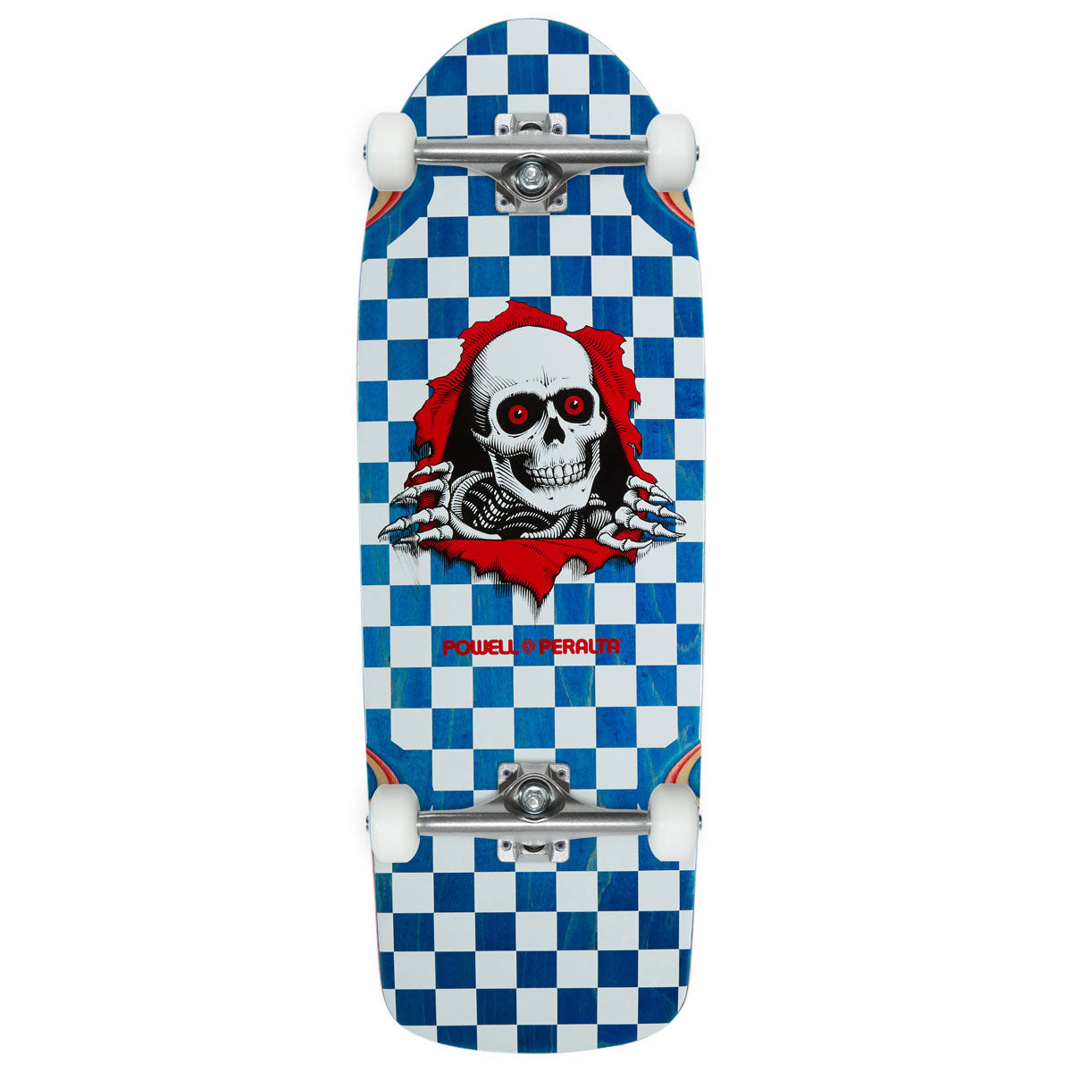 Powell-Peralta Ripper Checker 19 Skateboard Complete - Blue Stain - 10.00