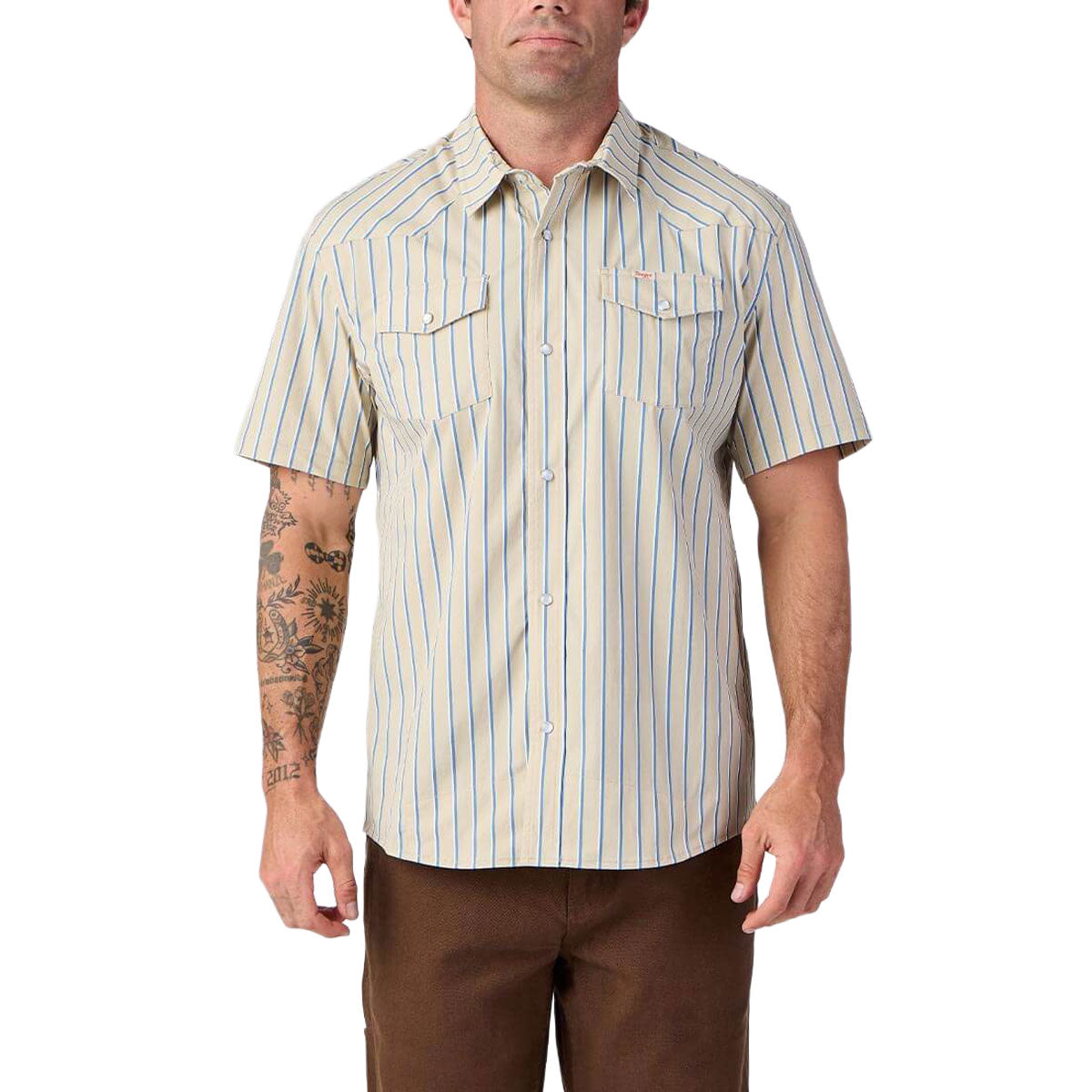 Seager El Ranchero Shirt - Tidal Foam Stripe image 2