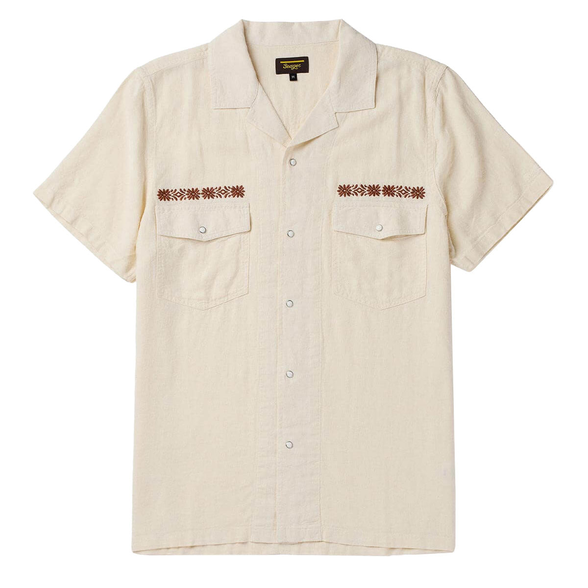 Seager Whippersnapper Embroidered Shirt - White Wash image 1