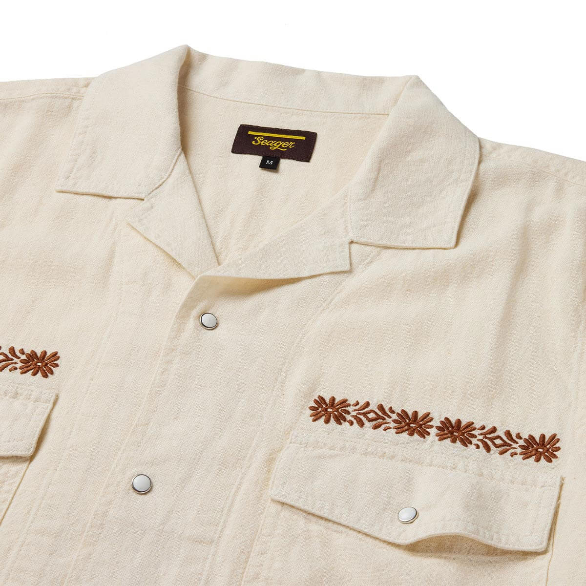 Seager Whippersnapper Embroidered Shirt - White Wash image 2