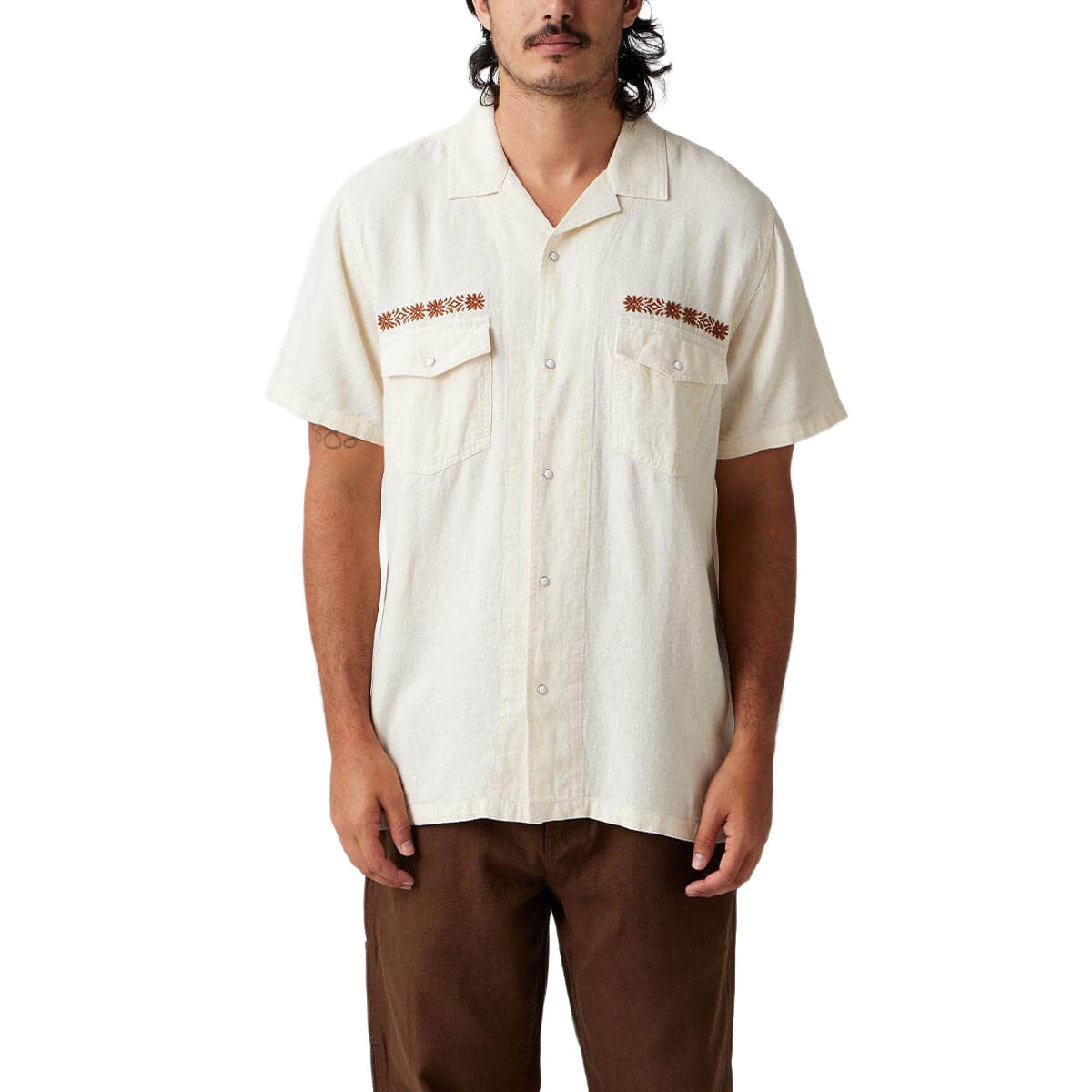 Seager Whippersnapper Embroidered Shirt - White Wash image 4