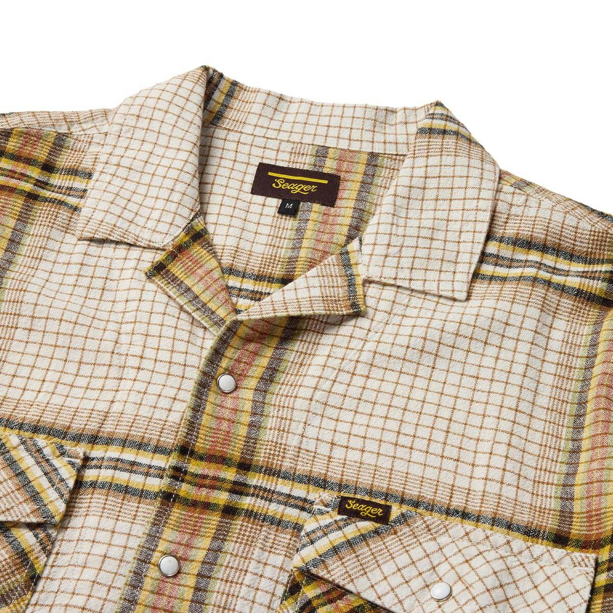 Seager Whippersnapper Shirt - White Wash Grid Plaid image 4
