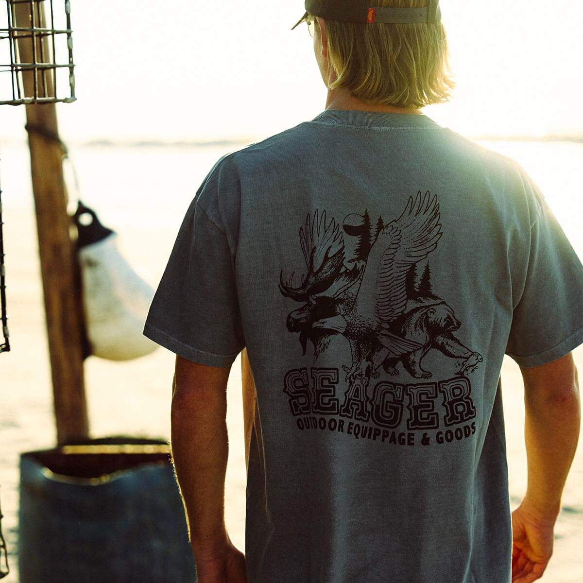 Seager Premium Reserve T-Shirt - Pigment Grey image 4